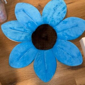 Blue Flower Baby Bath Mat